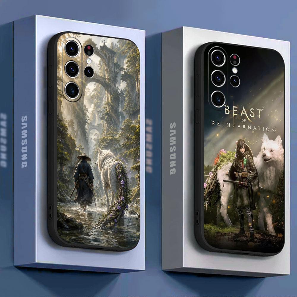 Samsung Galaxy S25 - Capa de Telefone Cartoon Cool Beast