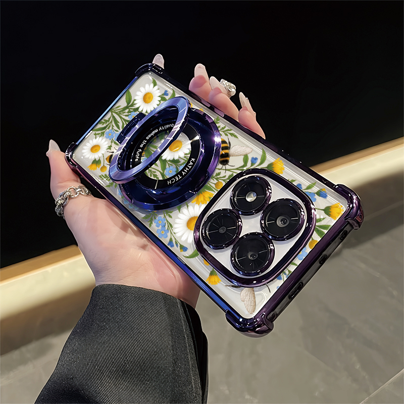 Vivo Y28 - Capa de telemóvel com estampa floral