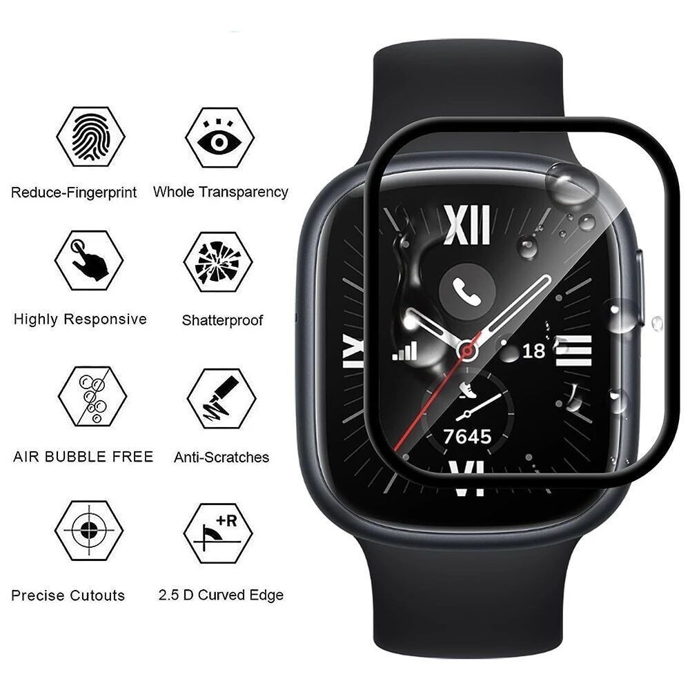 1-5PCS Película TPU Macia para - Smartwatch Screen Film avaliação e preço