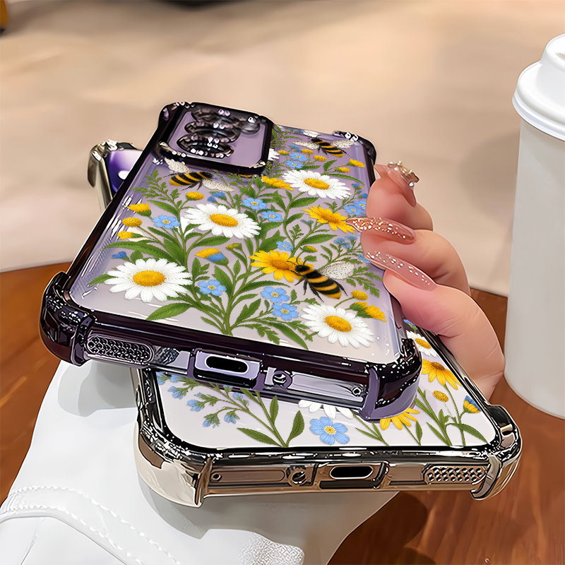 Capa com padrão floral de abel - Oppo Reno 12 avaliação e preço